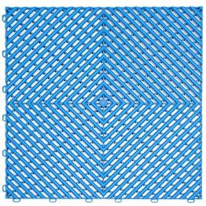 Restpartij 32 m² kliktegels open structuur 18 mm blauw